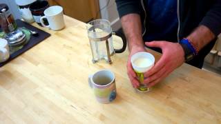 James Makes Worlds Easiest DIY Cappuccino