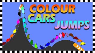 Colour Cars Jumps Race