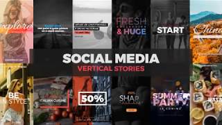 Social Media Vertical Stories | After Efects Project Files