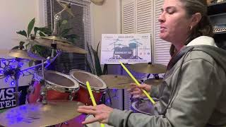 A Melodic RLLR  Drum Fill with a Bonus Latin Foot Ostinato for Intermediate/Advanced Drummers