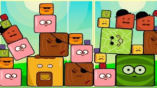 Square Watermelon game ( Merge Game ) 2048 cubes, Merge Blocks Satisfying game #7