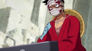 luffy unconsciously using haki infront of kaido || one piece English dub