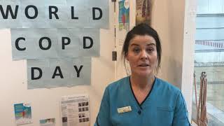 Avril Gannon Clinical Nurse Specialist Tullamore Hospital on World COPD Day