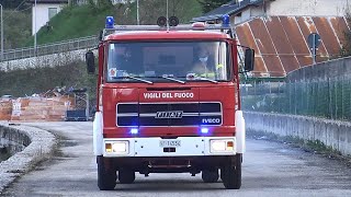 AutoBotte OM 160 Vigili del Fuoco Calalzo di Cadore in emergenza