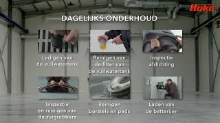 Hako Scrubmaster B120 R instructie video (Nederlands)