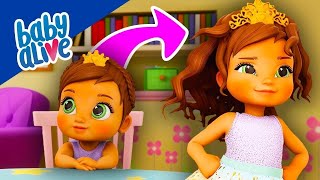 Baby Alive Türkçe 👑 Bebek Prenses Büyüyor 🌈 Çocuklar İçin Çizgi Filmler 💕