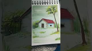 Easy water colour/easy drawing#easywatercolors #easydrawing #watercolor #painting #art #beginners