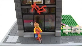 Lego Custom Bike Shop/Yoga Studio