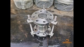 DN100 with ANSI 600# Duplex flange metal bellows