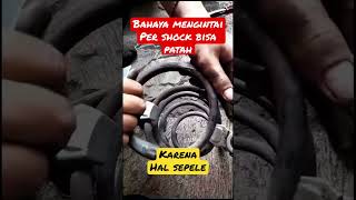 Per Shock Bisa Patah Karena Ini #shorts #bengkel #nissan #grandlivina #livina