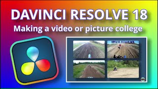 DaVinci Resolve 18 (Video collage) tutorial.