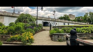 See Chenango River Promenade in downtown Binghamton (NY), a popular place for hiking and biking!