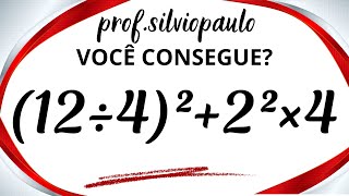 (12÷4)²+2²×4 = ❓