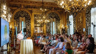 The Eaddo and Peter Kiernan Lecture in the Gold Room of Marble House