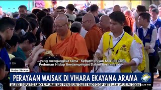 RIBUAN ORANG MENGIKUTI PERAYAAN WAISAK DI VIHARA EKAYANA