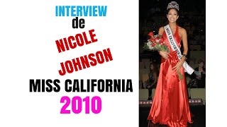 Interview Avec Miss Califonia 2010 Nicole Johnson