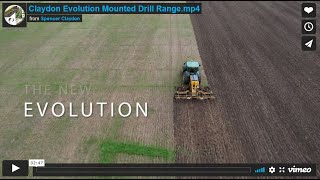 NEW Claydon Evolution Mounted Drill Range