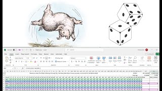 Using Excel To Simulate the Pig Die Rolling Game