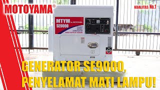 Motoyama Silent Generator SE9000 !! Genset Penyelamat Mati Lampu!