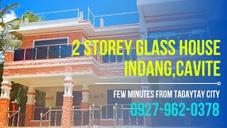 2 STOREY GLASS HOUSE IN INDANG, CAVITE❗ALONG NATIONAL ROAD❗😍