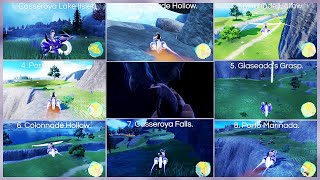 How to get Ting-lu All Stake Locations shown SIDE BY SIDE. Pokemon SV Guide.