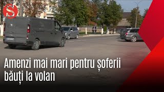 Amenzi mai severe pentru șoferii băuți, amenzi duble și arest contravențional