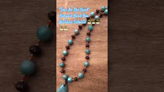 #bargainbeadbox #Necklace #Tutorial Titled “Toes In The Sand” Using Seafoam Sunrise Beads #jewelry