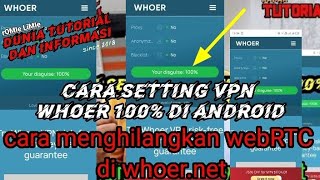 how to set up vpn whoer 100 percent on android