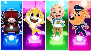 Choo Choo Charles 🆚 Baby Shark 🆚 Cocomelon 🆚 Sheriff Labrador 🎶 Who Is Best?