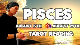 PISCES♓️ WOW! THIS FULL MOON BRINGS MANY BLESSINGS TO YOU! AUGUST 19TH - AUGUST 25TH TAROT