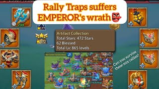 Emperors wreck Rally traps😨 Lords Mobile @kjgamerzzyt6969