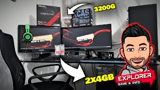 SETUP GAMER DE ENTRADA - CUSTO + BENEFÍCIO!! (MOSTRANDO SETUP - RYZEN 3 3200G)