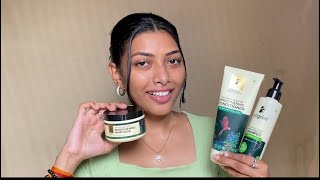 Frizz free hair at home under Rs 400 vs at salon Rs 4000 || pilgrim shampoo