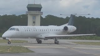 JSX ERJ-145 Starlink livery landing at DSI