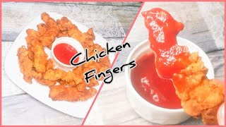 تشيكن استربس احلى من كنتاكى واى مطعم باسهل واسرع طريقه فى نص ساعه فقط غدا سريع | chicken fingers 🥰