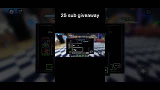 25 SUB GIVEAWAY #fnaftd #roblox #td #tdd