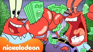 Mr Krabs Being the ULTIMATE Cheapskate 🤑 | SpongeBob SquarePants | Nickelodeon UK