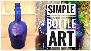 Bottle Art for beginners|DIY #shorts