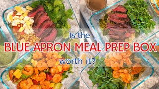 IS THE BLUE APRON MEAL PREP WORTH IT?| BLUE APRON REVIEW| BLUE APRON MEALS