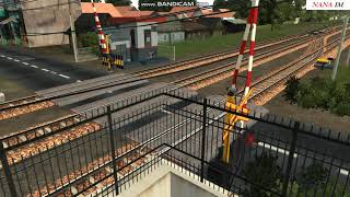 Trainz Simulator Indonesia - CC 300 membawa rangkaian stainless steel