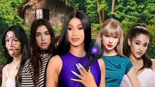 Celebrities in Cardi B's New House