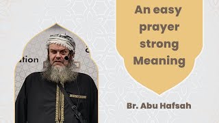 An easy prayer, strong meaning. Sh. AbuHafsah #abuhafsah #prayer