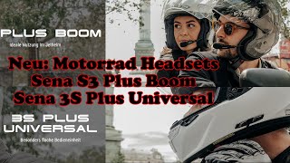 Motorrad Sena Headset - Serie 3S - Neu - Sensation