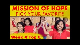 JUMPSTART3 Mission of Hope Scripture Challenge Week 4 top 8 VOTE on your favorite!!!