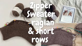 Zipper Sweater by Petite Knit - raglan and short rows