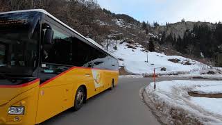 🇨🇭Driving In Switzerland | Wallis | Blatten To Brig | Feb 15, 2021