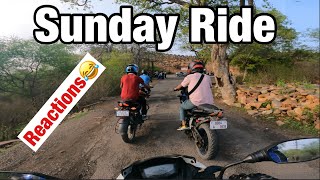 Sunday Ride || Ride with funn 😂😂 || sunday ride viral #viral video