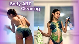 Body Art Mirror Cleaning | Creative Cleaning Tutorial