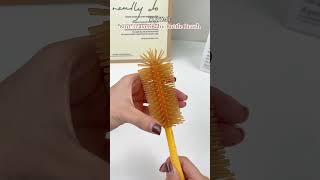 99.9% antibacterial material, 8in1 travel bottle brush set!😆