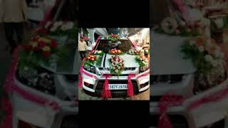 Weeding Car Flower Decoration || #shortsvideo #shorts #viral